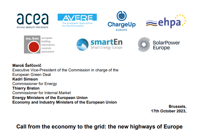 Joint letter: the power grid is the new highway of Europe